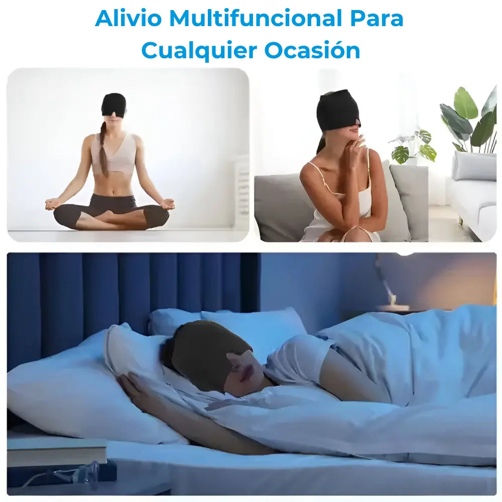 AuraCap - Gorro de Gel Para el Alivio de Migrañas